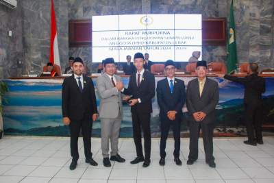 50 Anggota DPRD Kabupaten Lebak&nbsp;Resmi Dilantik