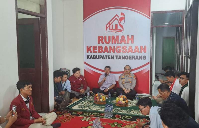Simbol Ruang Kolaborasi Sinergi Antar Generasi Muda Rumah Kebangsaan Polresta Tangerang