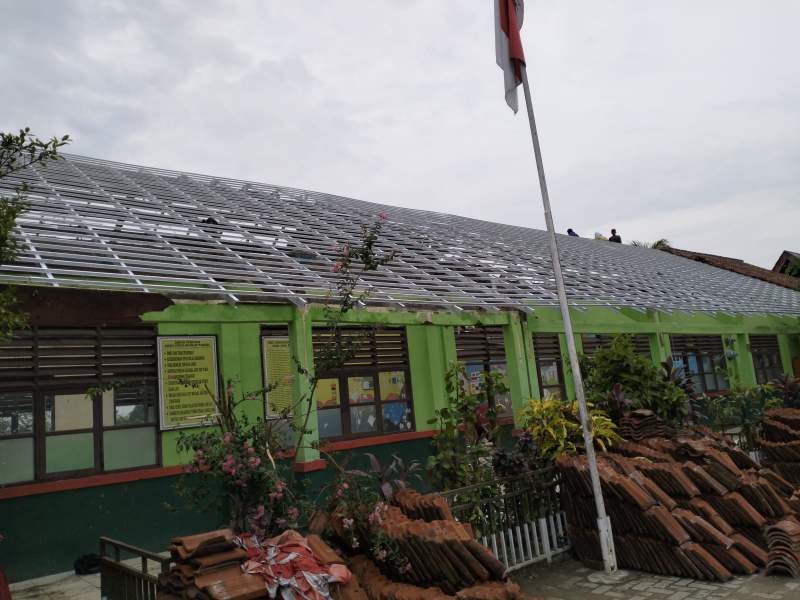 Wow Keren, SDN Cikuya 2 Dapat Bantuan Rehab 3 RKB