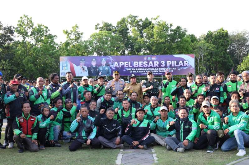 Pimpin Apel Besar Tiga Pilar, Bupati Tangerang Tekankan 4 Hal Utama Jaga Kondusifitas Wilayah