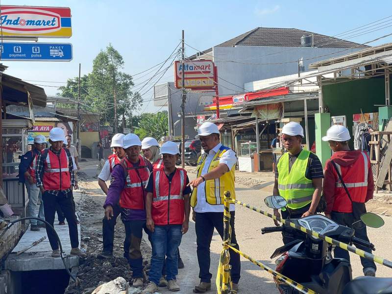 DBMSDA Kabupaten Tangerang Bangun Puluhan Drainase