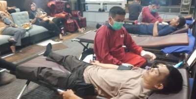 Semangat Bhayangkara Sejati: Polsek Cisoka Gelar Donor Darah Massal Untuk Masyarakat