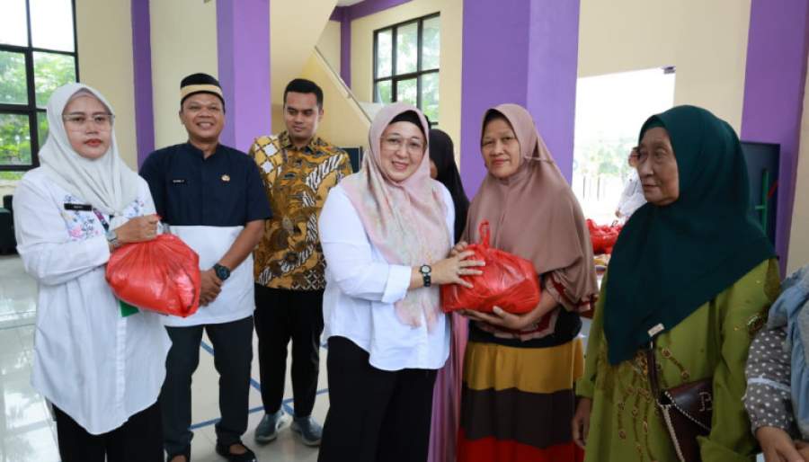 Wabup Intan Monitoring Pelaksanaan GPM di Kelurahan Bojong Nangka Kelapa Dua