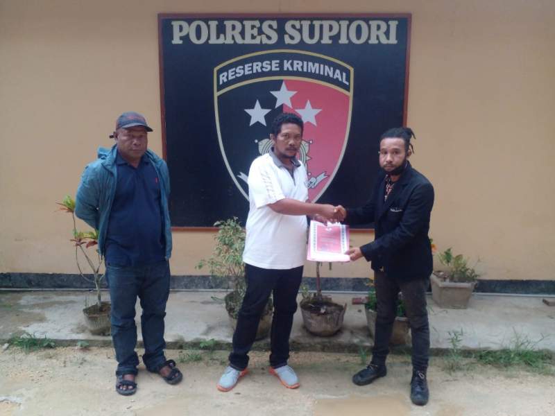 PKN Terima Piagam Penghargaan dari Kapolri melalui Kapolres Supiori Papua