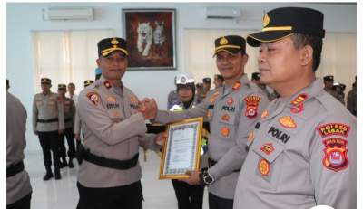 Polres Lebak Beri Penghargaan Ketahanan Pangan dan Best Police of The Month Januari 2026