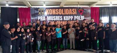Pra Musres KBPP Polri Resort Metro Tangerang Kota Perkuat Soliditas, Mobi Wirahardian Jadi Calon Tunggal Ketua