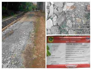 Proyek Betonisasi Desa Nambo Diduga Tidak Sesuai Spesifikasi