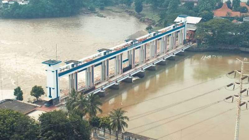 Sirine Pintu Air 10 Cisadane Berbunyi 10 Kali, BPBD Kota Tangerang Pastikan Sesuai SOP dan Status Siaga 3