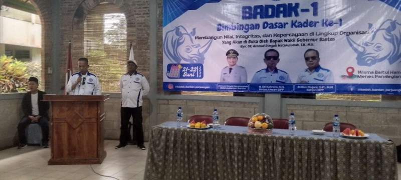 Badak Banten Perjuangan Gelar Bimbingan Dasar Kader I, Perkuat Kualitas dan Komitmen Anggota