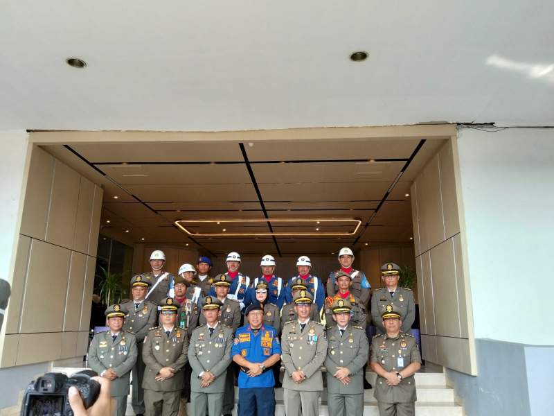Satpol PP Gelar Upacara HUT Ke-76 dan Satlinmas Ke-64 Tingkat Kabupaten Tangerang