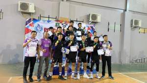 Tim Voli Indoor Putra Kabupaten Tangerang Rebut Medali Emas di POPDA Banten