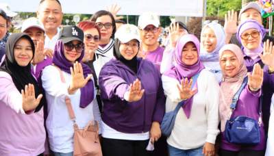 Wabup Intan Buka Car Free Day dan Kampanye TOSS TBC: Temukan, Obati, Sampai Sembuh