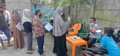 Penyaluran BST Di Desa Cibugel Kecamatan Cisoka Berlangsung Dengan Protokol Kesehatan Yang Ketat