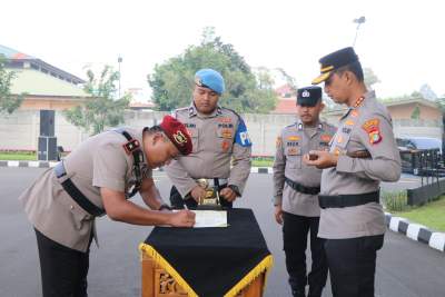 Polres Metro Tangerang Kota Gelar Sertijab dan Pisah Sambut 5 Pejabat Baru