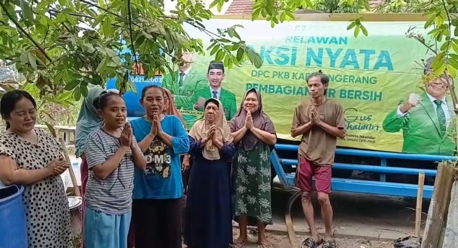 Di Tengah Gersang Cisoka, Puluhan Ribu Liter Air Bersih Menjadi Harapan Baru Bagi Warga Cempaka