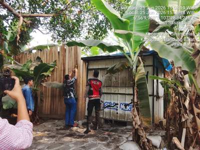 WARGA SINGA JAYA RESAH PEREDARAN OBAT GOLONGAN G BERULANG, POLSEK CILILIN TINDAK DAN PASANG GARIS POLISI