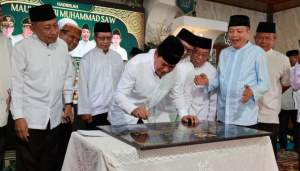 Bupati Tangerang Bersama Gubernur Banten Hadiri Peringatan Maulid Nabi Muhammad SAW dan Resmikan Masjid Jami Al Ichlas Cisauk