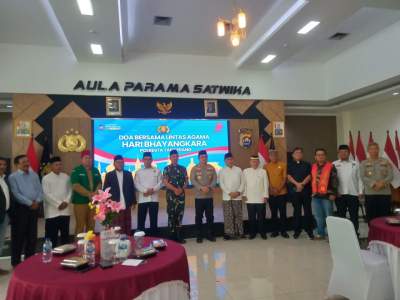 Doa Bersama Lintas Agama Jelang HUT Bhayangkara ke-79