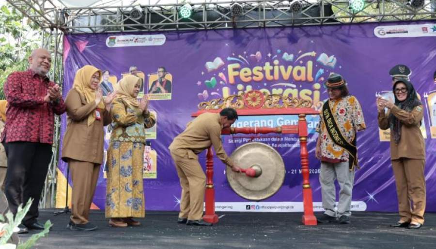 Buka Festival Literasi 2026, Bupati Tangerang Harap Budaya Literasi Meningkat