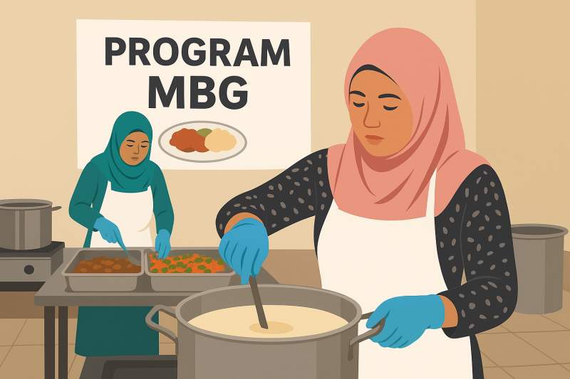 Menu Susu Program MBG di Lebak Dikeluhkan Penerima Manfaat