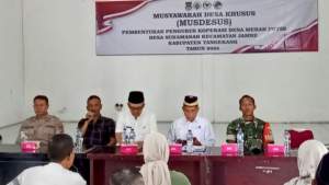 Kades Darul Pimpin Pembentukan Koperasi Merah Putih di Sukamanah