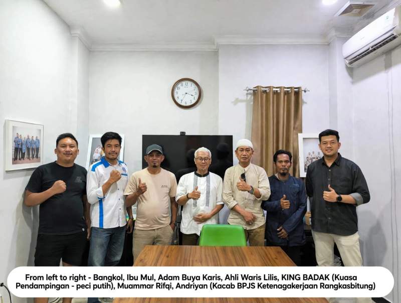 Berkas Sanggahan Klaim JKM Almarhumah Lilis Diterima BPJS Ketenagakerjaan Rangkasbitung