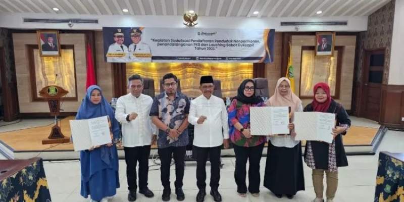 Pemkot Tangerang Luncurkan Sobat Dukcapil Versi 2 dan Sosialisasi Penduduk Non Permanen