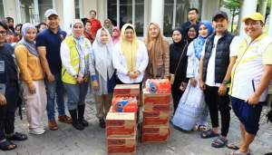 Respon Cepat Bencana, Wabup Intan Tinjau Lokasi Banjir di Kresek dan Salurkan Bantuan