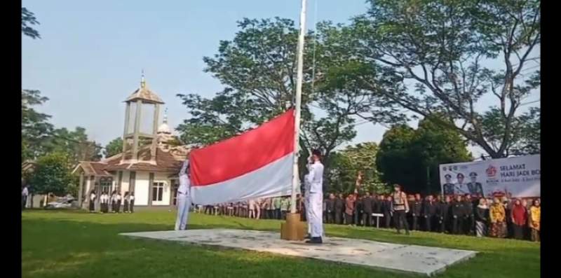 FORKOPIMCAM Kecamatan Tenjo Gelar Upacara Peringatan Hari Jadi Kabupaten Bogor ke-544 Tahun 2026