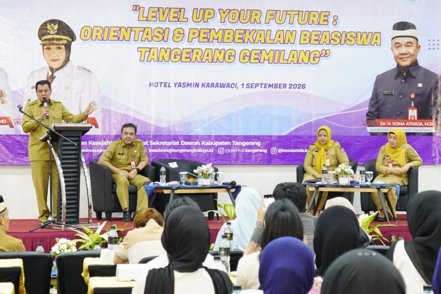Beasiswa Tangerang Gemilang 2026, 1.000 Lebih Mahasiswa Dapat Bekal Kuliah Demi Kejar Cita-Cita