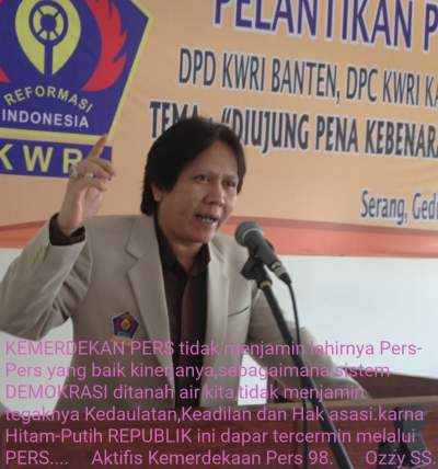 Mestikah Kemerdekaan Pers Dipertaruhkan dan Peran Dewan Pers Dipertanyakan