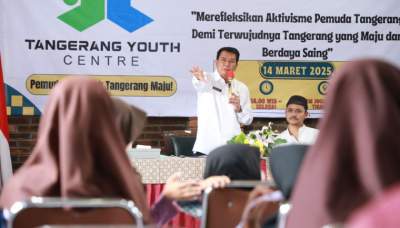 Tangerang Youth Center Gelar Buka Bersama Anak Yatim, Bupati Maesyal Beri Dukungan