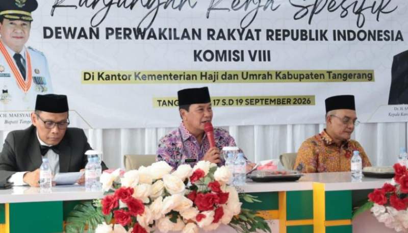 Komisi VIII DPR RI Apresiasi Pemkab Tangerang Atas Layanan Jemaah Haji, Ada Uang Saku Hingga Pembangunan Kantor