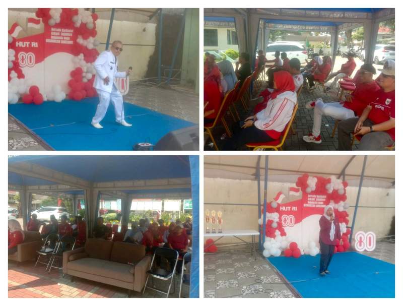 Kemeriahan HUT RI ke-80, Kecamatan Tangerang Gelar Perlombaan dan Hiburan untuk Staf
