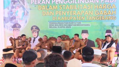 Bupati Tangerang Hadiri Dialog dengan Pelaku Usaha Penggilingan Padi