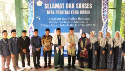 Bupati Tangerang Hadiri Tasyakuran dan Haflah Ikhtitam Santri Ma’had Tarbiyatul Mubtadiin Angkatan ke-32