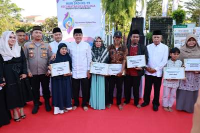 Bupati Maesyal Rasyid Hadiri HUT ke-19 Kecamatan Kelapa Dua, Ajak Perkuat Sinergi Pembangunan