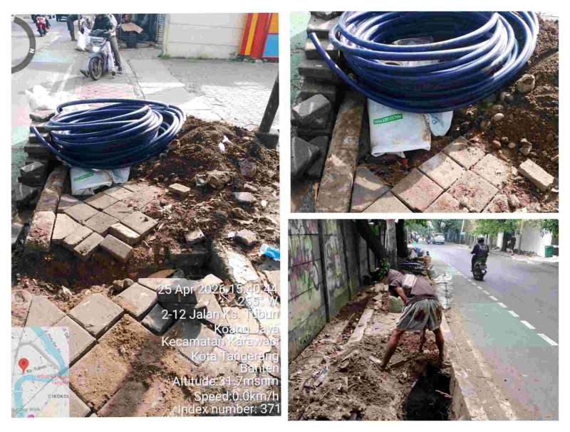Galian Kabel Misterius di Jalan KS Tubun Disorot, Diduga Tanpa Izin dan Abaikan K3