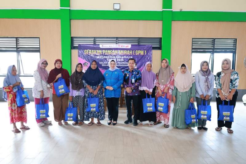 Wabup Intan Monitoring Pelaksanaan GPM Di Kecamatan Sukamulya