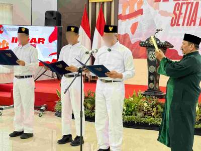 Tiga Narapidana Terorisme di Tangerang Ucapkan Ikrar Setia kepada NKRI