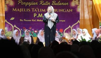 Wabup Intan Ajak Majelis Taklim Desa Peusar dan Kelurahan Mekar Bakti Terus Kuatan Sinergi Dukung Pembangunan Daerah