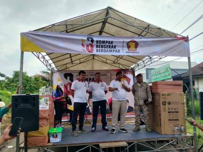 HUT ke-18 Gerindra di Tigaraksa Meriah, Ribuan Warga Hadir dan Ikuti Aksi Sosial