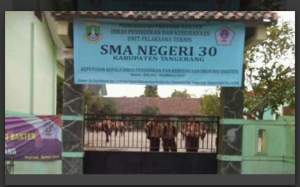 Lokasi SMAN 30 Kabupaten Tangerang di Persoalkan