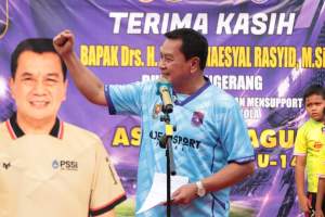Buka Asskat League 2026, Bupati Tangerang: Jadi Ajang Bidik Bibit Muda Menuju Pentas Nasional