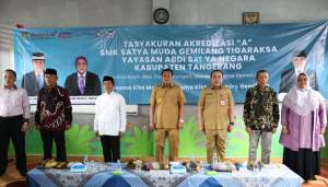 Bupati Tangerang Letakkan Batu Pertama Pembangunan Musala SMK Satya Muda Gemilang