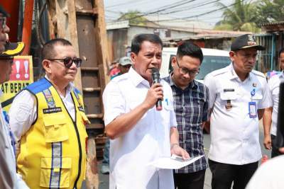 Rekonstruksi Ruas Jalan Cadas-Sepatan-Jati dan Gardu-Tanah Merah Dimulai