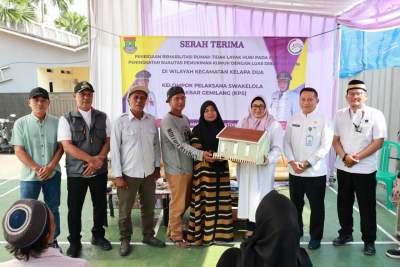 Wujudkan Hunian Layak, Pemkab Tangerang Serahkan 10 Rumah RTLH di Pakulonan Barat