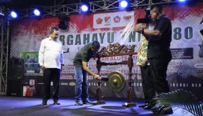 Sekda Hadiri Pembukaan Pameran Alusista dan Pasar Raya Kodim 0510 Tigaraksa