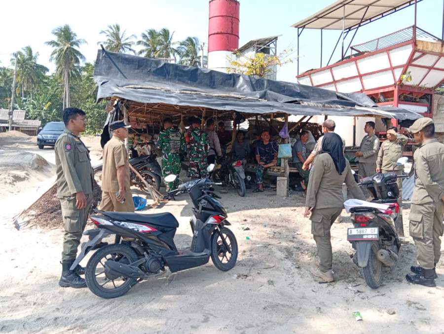 Foto: Satpol PP Kabupaten Lebak Sidak Ke Lokasi Galian Pasir Ilegal di Lebak Selatan