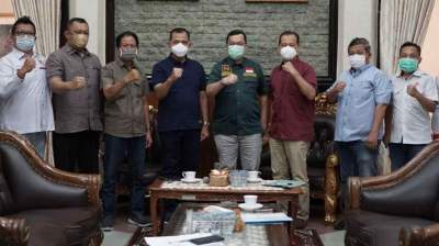 PLH Bupati OKU Terima Kunjungan Ketua Umum KONI Sumsel